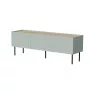 Cama FELLINI TV skapis 150x40x52 olīvzaļš + eļļota ozola virsma