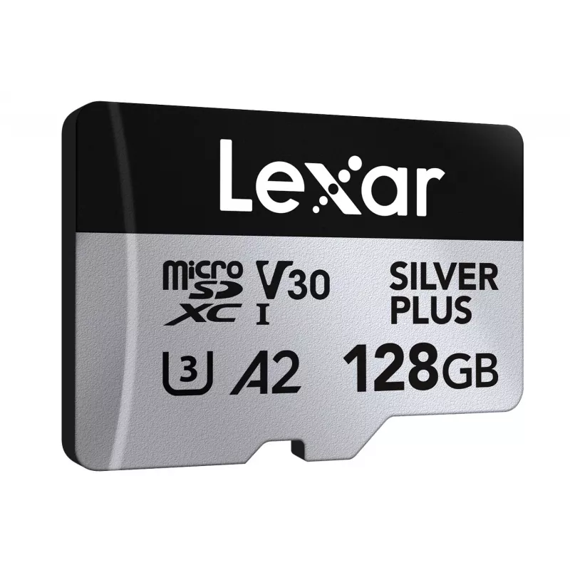 Flash atmiņa Lexar 128GB UHS-I MicroSDXC Professional SILVER PLUS