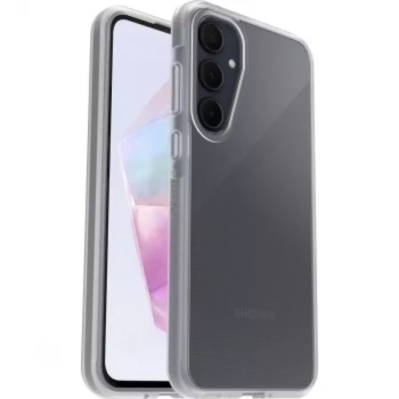 Telefona aizmugurējais vāciņš OTTERBOX React Series Samsung Galaxy A35, caurspīdīgs plāns aizsargapvalks