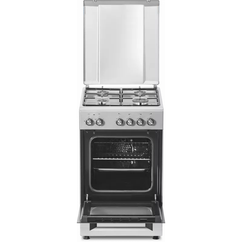 Gāzes plīts virsma un elektriskā cepeškrāsns SIMFER 5405SERGG, nerūsējošais tērauds, 4 zonas, 50 cm