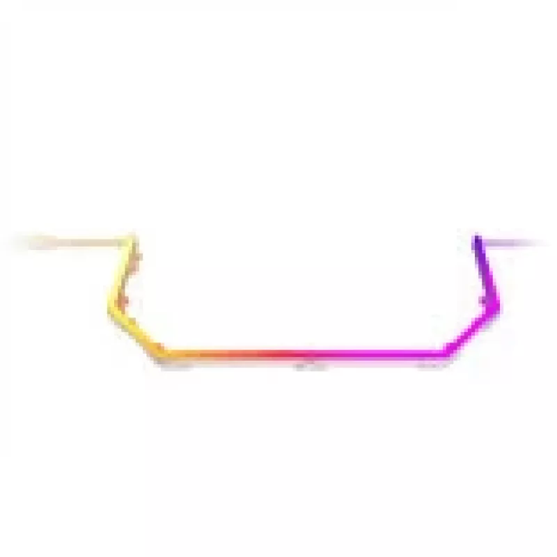 LED lentes HYTE Noodle LN70 ARGB balta — adresējama ARGB apgaismojuma lente datoru korpusiem un apkārtējai apgaismošanai
