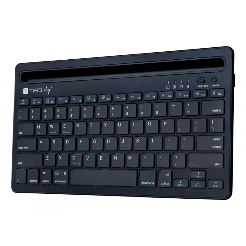 Techly ICTBK102U tastatūra Universāla Bluetooth QWERTY angļu melna