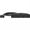 Goobay | HDMI pārslēdzējs 3 pret 1 (4K @ 30 Hz) | 58487 | Melns | HDMI ligzda | 3 HDMI ligzdas | 0,58 m