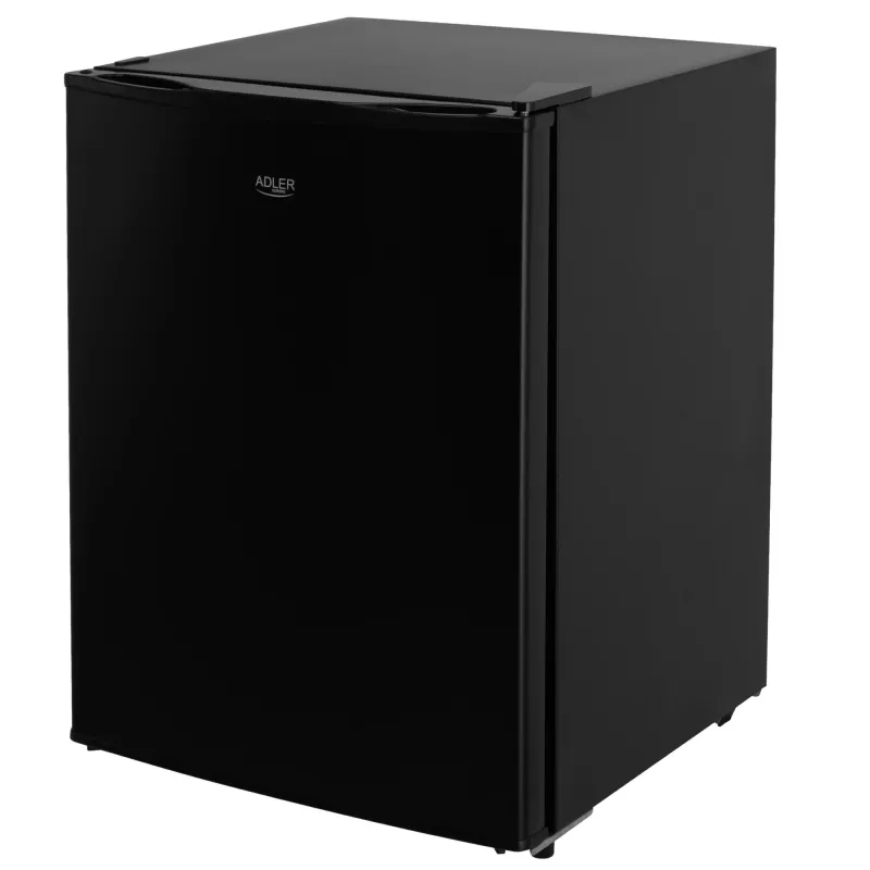 Adler ledusskapis | AD 8097 | Energoefektivitātes klase E | Brīvi stāvošs | Pārtikas skapis | Augstums 63,2 cm | Ledusskapja lietderīgais tilpums 58 L | 39 dB | Melns