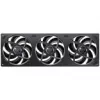 Korpusa ventilatori Jonsbo ZA-420BR PWM Reverse ARGB — 3×140 mm, melni