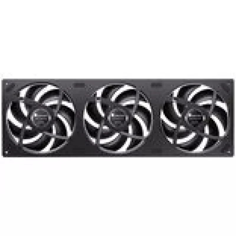 Korpusa ventilatori Jonsbo ZA-420BR PWM Reverse ARGB — 3×140 mm, melni