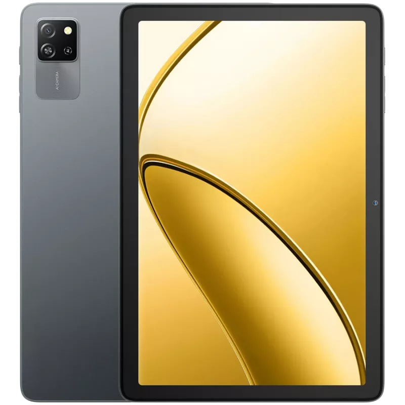 Blackview Tab 60 WiFi 4GB/128GB, 10,1 collu HD IPS 800x1340, astoņkodolu 1,8 GHz, 5MP priekšējā/8MP aizmugurējā kamera, akumulators 5100mAh, USB Type-C, Android 14, pelēks