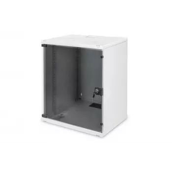 DIGITUS Compact Series DN-19 12-U-S-1 - sienas skapis - gaiši pelēks, RAL 7035 - 12U - 48,3 cm (19) (DN-19 12-U-S-1)
