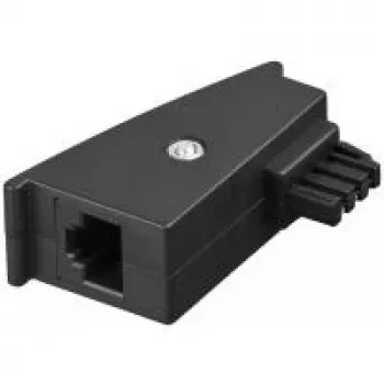 Wentronic Goobay - Tīkla adapteris - TAE-F (M) uz RJ-45 (2-pin) (W) - 5,3m - Melns (95139)
