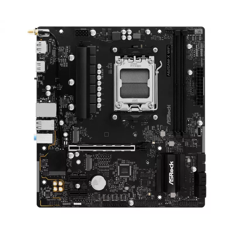 ASRock A620AM-X WiFi AMD A620 AM5 Micro-ATX mātesplate
