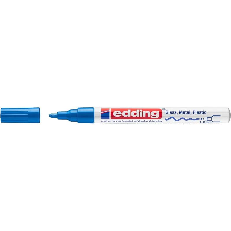 Marķieris Edding 751 zils