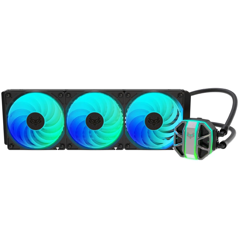 Sapphire NITRO+ S360-A AIO procesora šķidruma dzesēšanas komplekts 12 cm melns 1 gab.