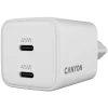 Canyon CU45AC universālais baltais maiņstrāvas ātrās uzlādes iekštelpu lādētājs