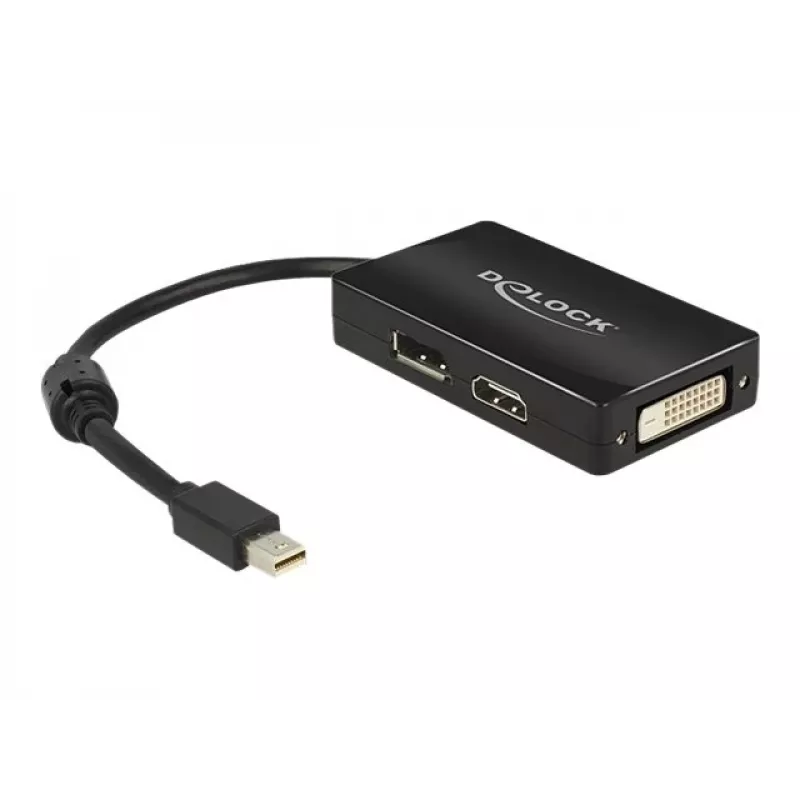 Kabelis DeLOCK 0,16 m DisplayPort HDMI DVI Mini DisplayPort