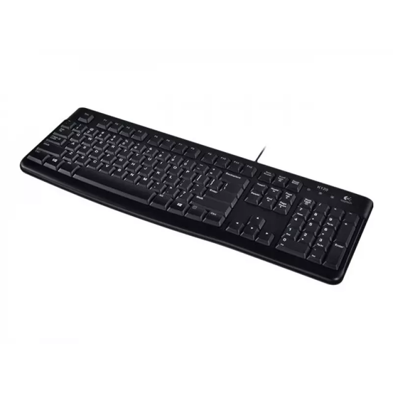 K120 vadu tastatūra, vadu, USB, QWERTZ, melna