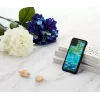 Telefona maciņš iKins iPhone 11 Pro Max — ūdensrožu dizains, melns