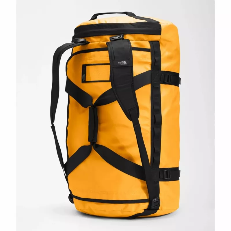 The North Face Base Camp Duffel L sporta soma 95 L, poliesters, melna, dzeltena