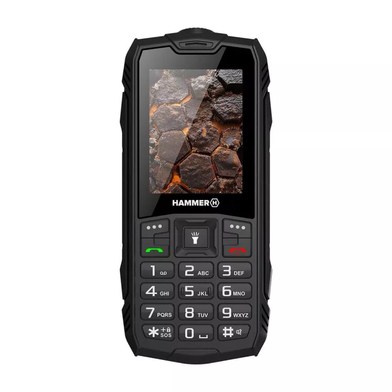 Hammer ROCK LTE | Melns | 2.4 collas | IPS | 48 MB | 128 MB | Divas SIM | 3G | Galvenās kameras izšķirtspēja 2 MP | 3000 mAh