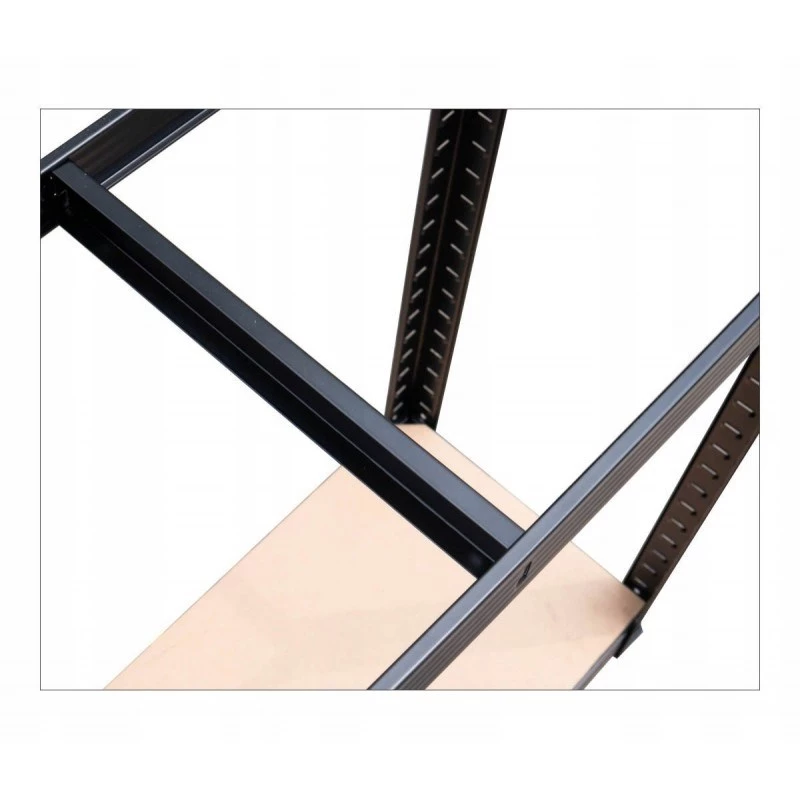 Topeshop Uzglabāšanas plaukts P9040 dārza instrumentu plaukts, brīvi stāvošs, cinkots tērauds, MDF