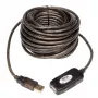 Tripp Eaton Tripp Lite Series 10M USB 2.0 Hi-Speed Active Extension Repeater Cable USB-A M/F 33' 33ft 10 Meter - USB pagarinājuma kabelis - USB (M)