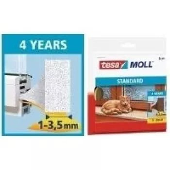 Blīvējuma putas TESA 05559-00100 laikapstākļu izolācija 6 m Balta