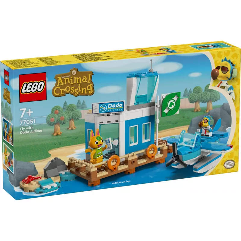 Konstruktors LEGO 77051 Animal Crossing: Fly with Dodo Airlines komplekts, LEGO zīmols, modelis 77051
