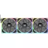 Korpusa/procesora ventilators THERMALTAKE TOUGHFAN EX 140 ARGB Sync 3Pack — 140 mm, liela gaisa plūsma, zems trokšņa līmenis