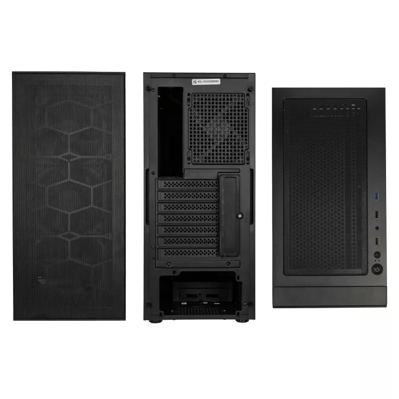 Kolink Observatory HF Mesh PWM Midi-Tower - melns