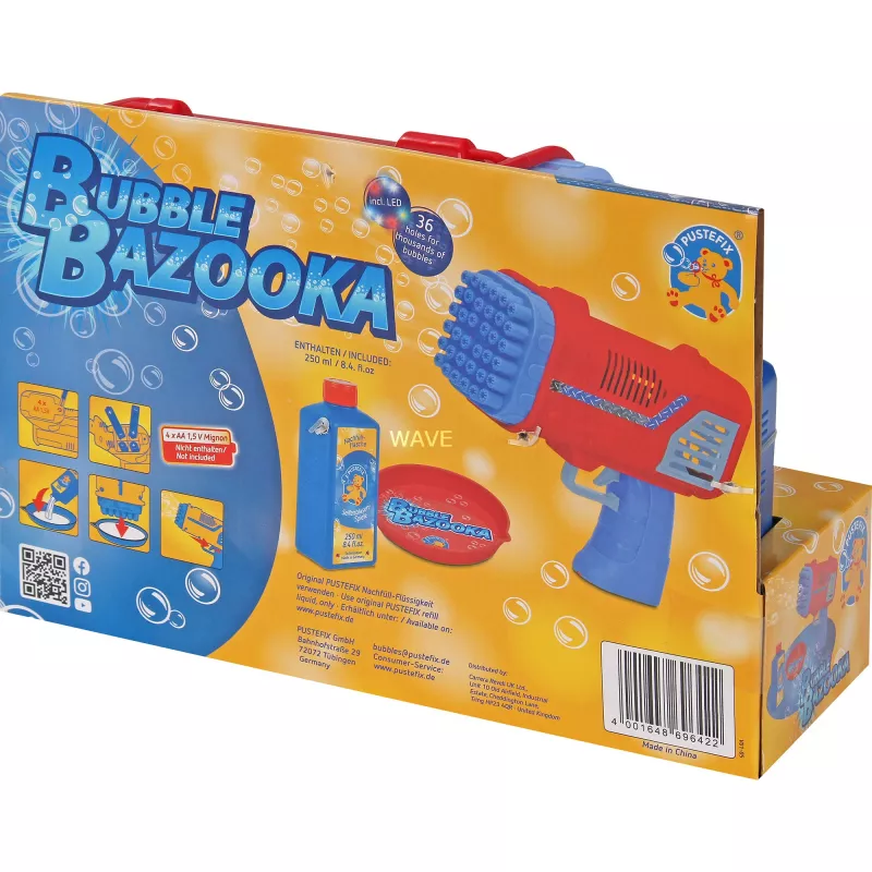 Burbuļu bazūka, ziepju burbuļi
