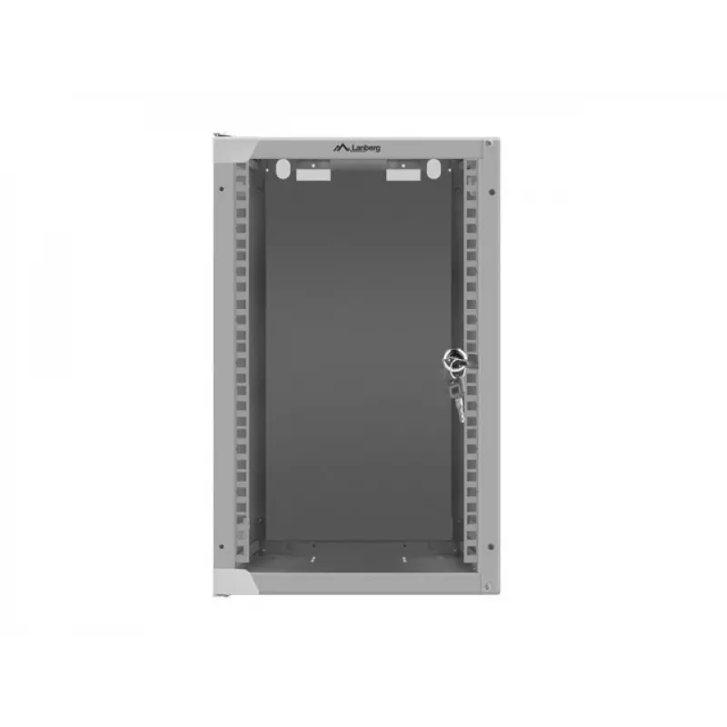 Sienas stiprinājuma statīvs LANBERG WF10-2309-10S 9U, 280×310×469 mm, 20 kg ietilpība, pelēks