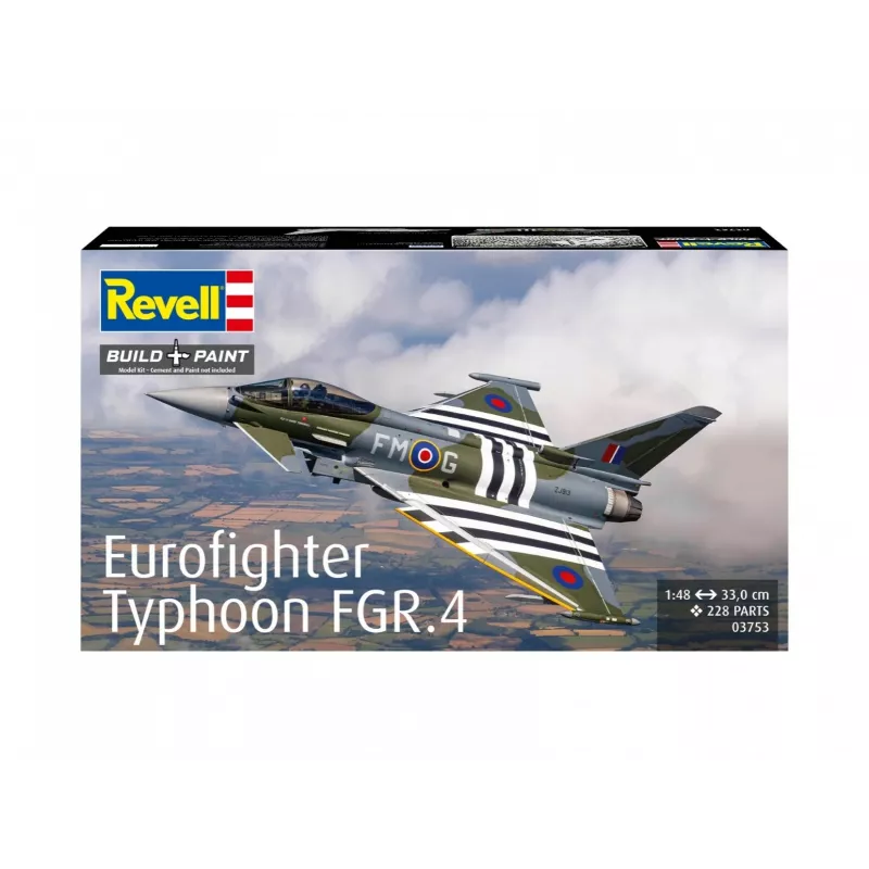 Plastmasas lidmašīnas modelis REVELL Eurofighter Typhoon FGR.4 1:48