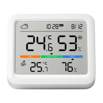 SwitchBot Meter Pro balts LCD baterija 0 temperatūras un mitruma sensors