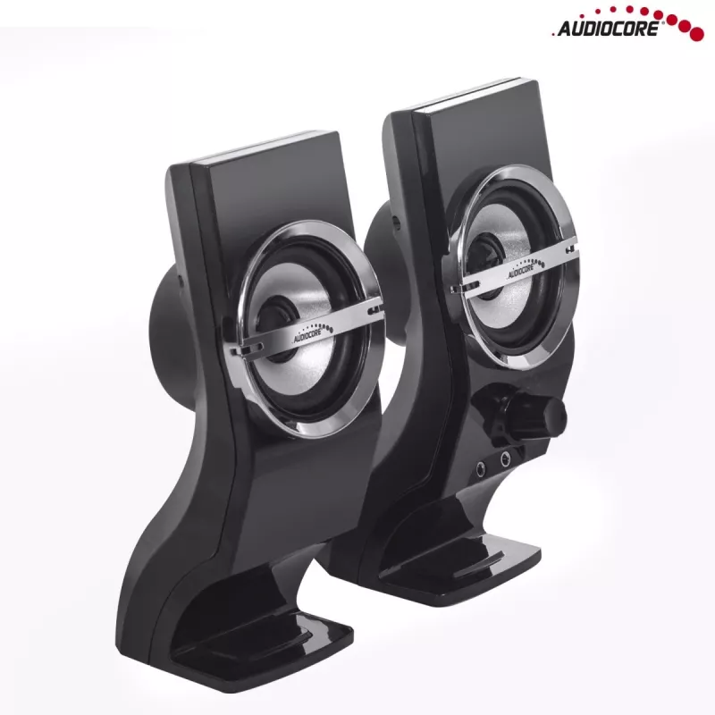 Audiocore AC805 Stereo Speakers 2.0 PC 6W Black