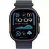 Band Apple 49mm Navy Ocean Band Extension Melns Titanium Finish