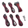 Iekšējais strāvas kabelis CableMod CM-PCAB-BKIT-NKCR-3PK-R Carbon Red
