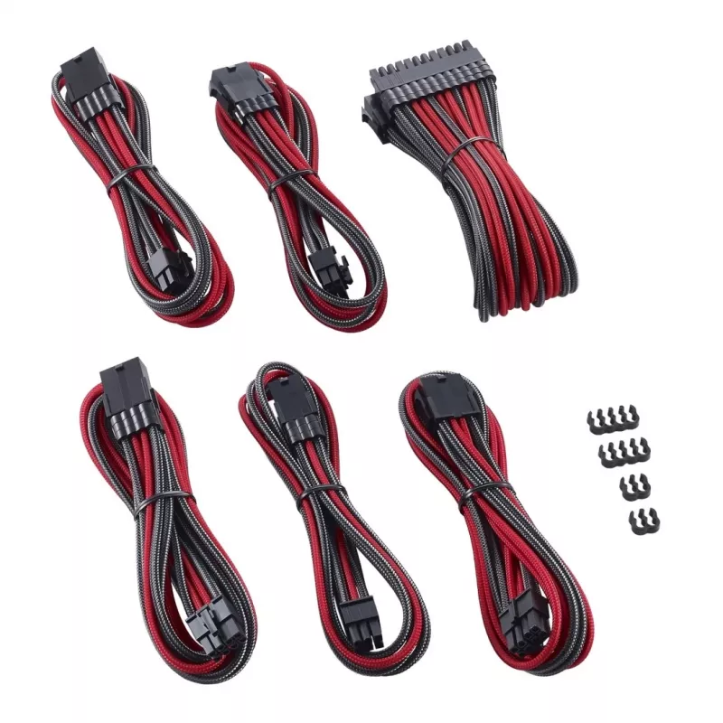 Iekšējais strāvas kabelis CableMod CM-PCAB-BKIT-NKCR-3PK-R Carbon Red