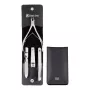 ZWILLING 97438-004-0 4-daļīgs manikīra komplekts melnā ādas maciņā