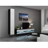 TV statīvs cama meble VIGO NEW 30/180/40, 1800×400×300 mm, melna virsma, skaidu plātņu rāmis