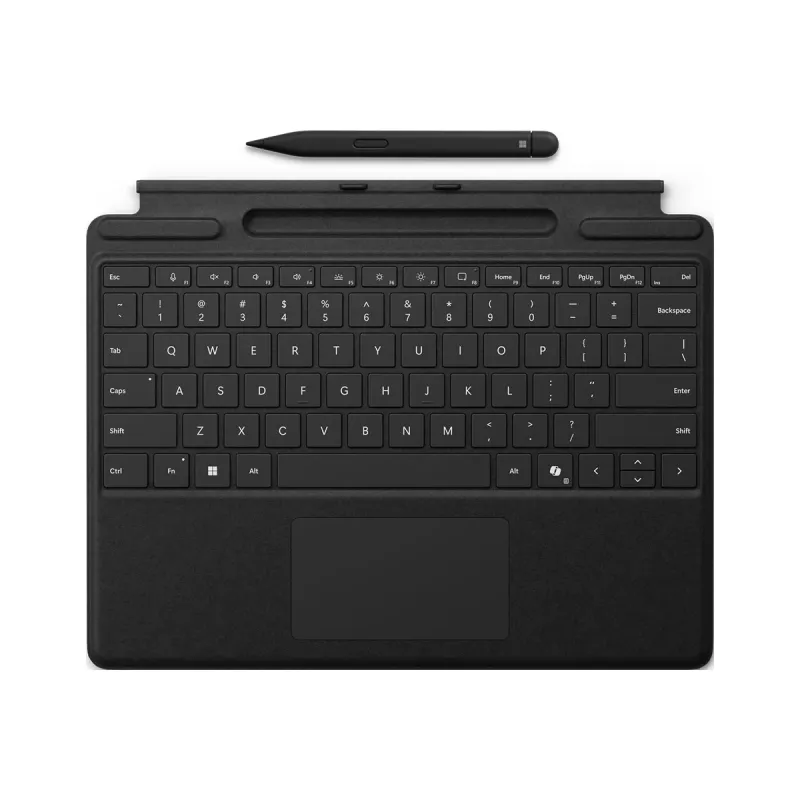 Microsoft Surface Pro tastatūra ar plāns Pen, QWERTY, angļu, melna