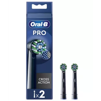 Oral-B EB50BRX-2 CrossAction Pro rezerves uzgaļi, melni, 2 gab.