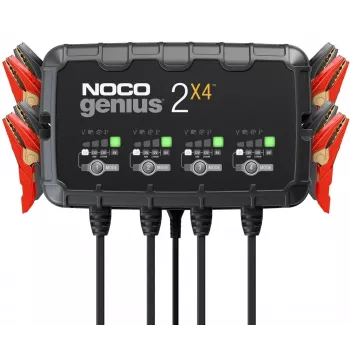 GENIUS2X4 8A 4-galdu akumulatoru lādētājs