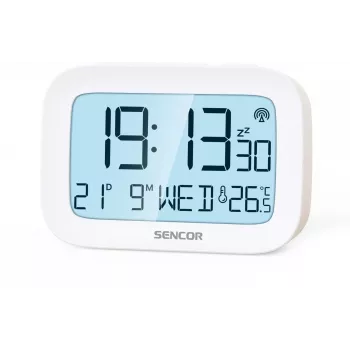 Digitālais modinātājpulkstenis SENCOR SRC 2200 ar LED displeju un baterijas rezervi