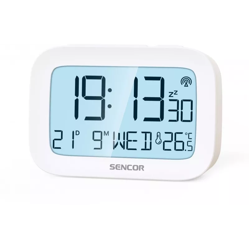 Digitālais modinātājpulkstenis SENCOR SRC 2200 ar LED displeju un baterijas rezervi