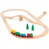 Brio World 65. gadadienas koka dzelzceļa vilcienu komplekts