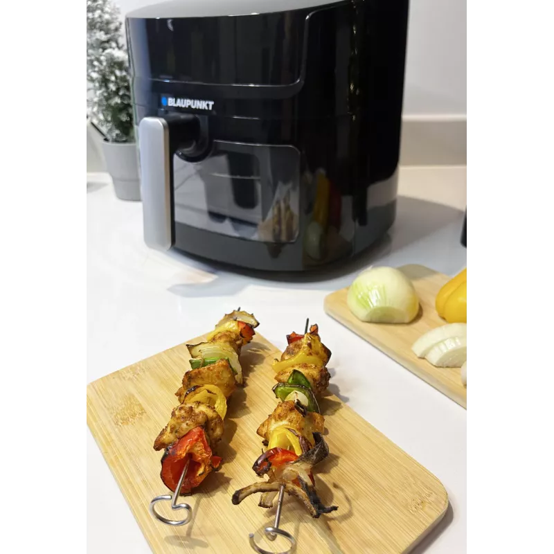 Gaisa fritieris BLAUPUNKT AFD712 — 7,2 L tilpums, 1800 W, digitāla skārienvadība, 40–200 °C, 60 min taimeris
