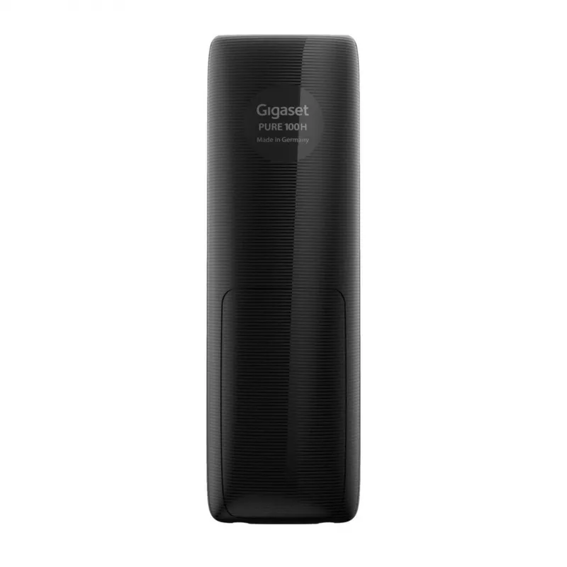 Bezvadu analogais/DECT telefons Gigaset PURE 100A Duo — 2 klausules, skaļrunis, zvanītāja ID, 1,5 collu displejs, melns