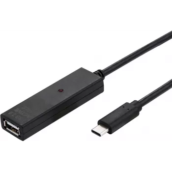 Value 12.99.1112 USB kabelis, melns