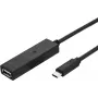 Value 12.99.1112 USB kabelis, melns