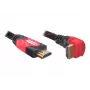HDMI kabelis DeLOCK 3m HDMI Type A Standard Melns Sarkans