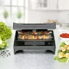 Sviestmaižu automāts Rommelsbacher SWG 700 – kompakta 3-in-1 elektriskā prese ar 3 maināmām plāksnēm (sviestmaižu, Beļģijas vafeļu, grila), nerūsējošā tērauda detaļām
